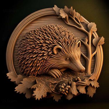 3D model hedgehog (STL)